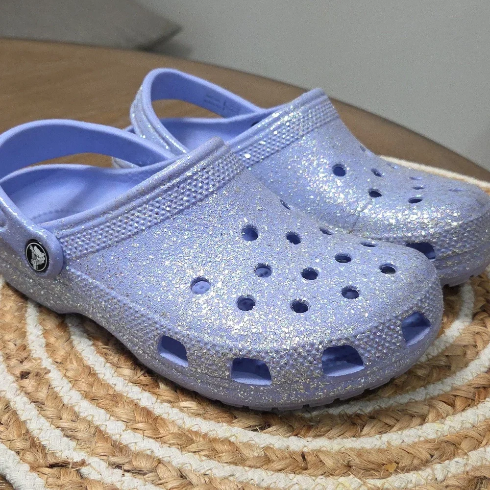 Crocs Iridescent Moon Jelly Classic Clogs - Picture 2 of 10